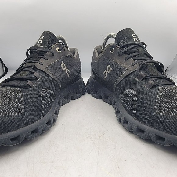On Cloud X Mens 7.5 Triple Black Asphalt Athletic Sneaker Shoes Running - Picture 3 of 14